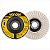 Flap-disc disco de acabamento 4.1/2" 115 mm reto feltro pesado 40 aletas Vonder - Imagem 2