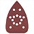 Lixa delta com costado em pluma 140 x 140 x 93 mm G 120 10 peças Vonder - Imagem 4