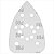 Lixa delta com costado em pluma 140 x 140 x 93 mm G 80 10 peças Vonder - Imagem 3