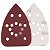 Lixa delta com costado em pluma 140 x 140 x 93 mm G 80 10 peças Vonder - Imagem 1