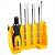 Kit de bits/ponteiras longo duplo 8 peças encaixe sextavado de 1/4" Vonder - Imagem 1