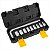 Kit de soquetes estriados encaixe 1/2" 8 mm a 20 mm com 10 peças - Vonder - Imagem 1