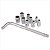 Kit de soquetes estriados encaixe 1/2" 8 mm a 20 mm com 10 peças - Vonder - Imagem 2