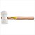Martelo de Borracha 60 mm para Azulejista branco VDO837 - Vonder - Imagem 1