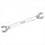 Chave poligonal / sextavada aberta 15 mm x 17 mm - Vonder - Imagem 1