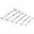 Kit de chaves fixas 6 mm a 17 mm cromadas - Vonder - Imagem 1