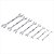 Kit de chaves fixas 6 mm a 22 mm cromadas - Vonder - Imagem 1