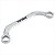 Chave starter/estrela meia-lua 10 mm x 11 mm - Vonder - Imagem 1
