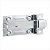 Fecho chato com porta-cadeado 5" - 127 mm zincado - Vonder - Imagem 1