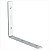 Cantoneira para cortina 8 cm x 10 cm zincada com 4 peças - Vonder - Imagem 3