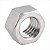 Porca sextavada inox UNC 3/8" - Vonder - Imagem 1