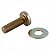 Parafuso com arruela para suporte de TV 5/16" x 30 mm - Vonder - Imagem 3
