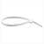 Abraçadeira de nylon branca 200 mm x 4,8 mm com 100 peças - Vonder - Imagem 1