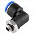 Conexão rápida tipo cotovelo (90 graus) rosca 1/8" BSP 12 mm - Vonder - Imagem 3