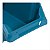 Gaveteiro plástico nº 3 com 6 peças 8 x 10,4 x 17,6 cm modelo prático azul Vonder - Imagem 2