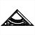 Esquadro triangular com goniômetro - Vonder - Imagem 4