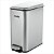 Lixeira retangular 5 litros inox cinza - Vonder - Imagem 1