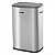 Lixeira retangular com sensor de abertura 55 litros inox - Vonder - Imagem 1