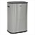 Lixeira retangular com sensor de abertura 55 litros inox - Vonder - Imagem 2