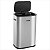 Lixeira retangular com sensor de abertura 55 litros inox - Vonder - Imagem 4