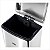 Lixeira retangular 30 litros inox cinza - Vonder - Imagem 2