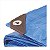 Lona reforçada de polietileno azul 9 m x 6 m - Vonder Plus - Imagem 3