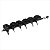 Broca espiral duplo para perfurador de solo 150 mm x 800 mm - Vonder - Imagem 1