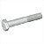 Parafuso sextavado zincado 12 mm x 80 mm MA 50 peças - Vonder - Imagem 1
