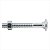 Parafuso francês zincado 3/8" x 3" com porca 100 peças - Vonder - Imagem 2