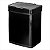 Lixeira retangular com sensor de abertura 50 litros inox preta - Vonder - Imagem 1