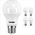 Kit 5 Lâmpadas LED BULBO Branca 9W bivolt 6.500 K - Taschibra - Imagem 1
