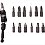 Adaptador angular Parafusadeira Bits 1/4" DWPVTC14 14 peças - DeWalt - Imagem 4
