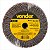 Roda de lixa 115 mm x 20 mm rosca M14 grão 80 - Vonder - Imagem 1