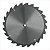 Lâmina de serra circular com 24 dentes de metal duro/vídea 400 x 30 mm Vonder - Imagem 2