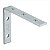 Cantoneira para cortina 5 cm x 7 cm zincada 10 peças - Vonder - Imagem 1