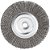 Escova circular de aço inox ondulado, 6" x 1/2" x 1/2" (152,4 mm x 12,7 mm x 12,7 mm) - VONDER - Imagem 1
