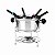 Jogo de Fondue Inox 10 peças - Imagem 1