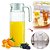 Jarra De Vidro Com Tampa Para Suco Água Bebidas 1,2L - Imagem 3