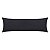 Fronha 40X130 Body Pillow Toque Acetinado Preto Altenburg - Imagem 1