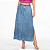 Saia Jeans Longa Com Fenda Lateral - Imagem 1