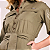 Vestido Chemise Verde Linho Bordados Richelieu - Imagem 3