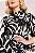 Vestido Viscose Estampa Folhagens P&B Midi Fascinius - Imagem 3