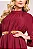 Vestido Viscose Gola Alta Saia Com Babados Fascinius - Imagem 2