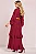 Vestido Viscose Gola Alta Saia Com Babados Fascinius - Imagem 4