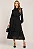 Vestido Em Poás Manga Longa Raglan Evasê Midi Fascinius - Imagem 1