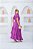 Vestido Longo Babados Magenta - Imagem 2