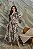 Vestido Midi C/ Saia Sobreposta Animal Print - Imagem 1