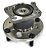 Cubo De Roda Tras. New Fiesta 1.5 1.6 11/... Ka 1.0 14/... Aro 16 Flange 130Mmcom Abs Magne - Imagem 1