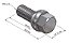 PARAFUSO RODA PF M14 X 1,5 X 28 CH17 CROMADO - ESFERICO - Imagem 1