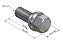 PARAFUSO RODA PF M14 X 1,5 X 23 CH17 CROMADO - ESFERICO - Imagem 1